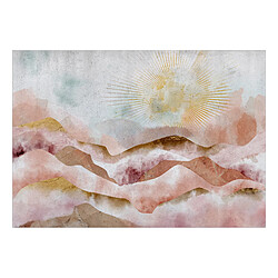 Artgeist Majestic Mountains Papier peint panoramique - Motif montagne - Résistant à l'eau - Décoration murale