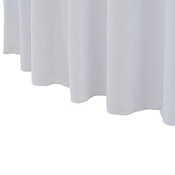 Avis Decoshop26 Nappes de table élastiques - Blanc