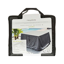HESPERIDE Housse table rectangulaire extérieure S - Gris