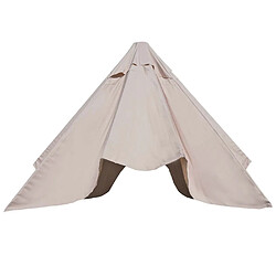 Avis Mendler Toile pour parasol Florida - Crème-blanc