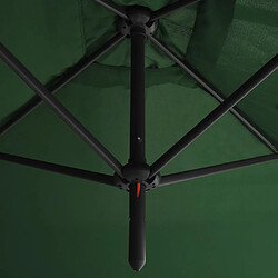 Avis Helloshop26 Parasol double 600 x 300 cm vert