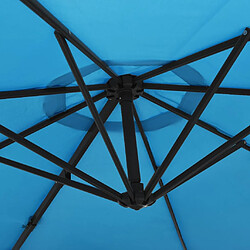 Acheter Helloshop26 Parasol mural - Bleu marine - 290 cm