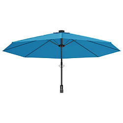 Avis Helloshop26 Parasol mural - Bleu marine - 290 cm