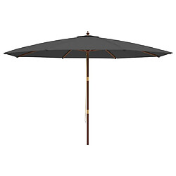 Acheter vidaXL Parasol de jardin Anthracite 400 cm