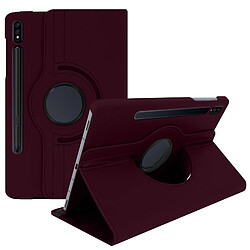 Avizar Étui Rotatif 360° pour Samsung Galaxy Tab S7/S8 - Violet