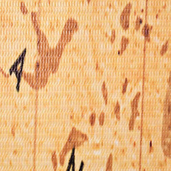 Helloshop26 Paravent Carte du Monde Jaune