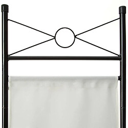 Helloshop26 Paravent 4 panneaux 180 x 160 cm - Blanc
