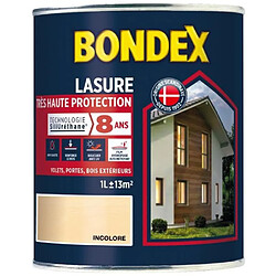 BONDEX Lasure Haute Protection - Incolore Satin 1L