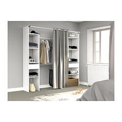 Avis Ekipa Dressing avec rideau - Blanc