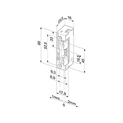 Avis Assa abloy gâche électrique universelle Profix 2