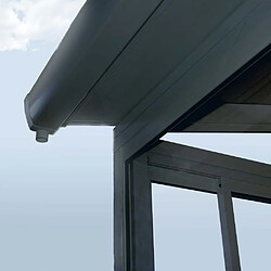 Avis Palram Pergola adossée - Gris anthracite
