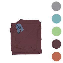 Mendler Lot de 4 côtés pour Pergola Cadiz 4x4m - Rouge-brun