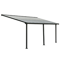 Pergola 18.3m² gris anthracite - 704351 - Olympia - PALRAM