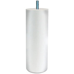 Margot lot de 4 pieds de lit cylindre - Blanc