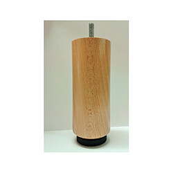 MRG Pied de lit réglable - H17cm - Vernis naturel
