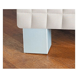 Epeda Pieds de lit cube - Argent