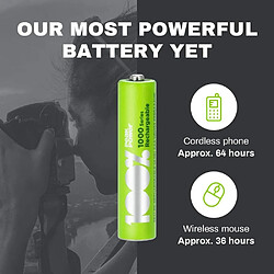 Acheter 100% PeakPower Piles Rechargeables AAA