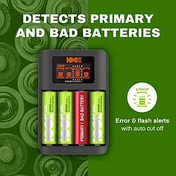 Acheter 100% PeakPower Chargeur + 4 Piles AA