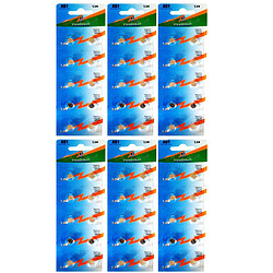 Visiodirect piles bouton AG1 1,5 V - Lot de 60