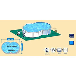 GRE Varadero 5,00 x 3,40 x 1,20 m