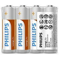 Appetitissime piles AA LongLife Philips - Lot de 4