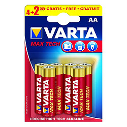 Varta piles AA alcalines LR6 - Pack de 6