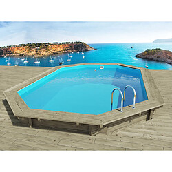 Habitat Et Jardin Piscine bois Miami 120 - 4.86 x 3.36 x 1.20 m