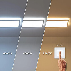Ledkia Plafonnier LED Rectangulaire CCT