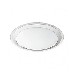 EGLO COMPETA 1 - Blanc Plafonnier LED - Blanc - IP20 - Acier/plastique - Ø43.5 cm - LED intégrée