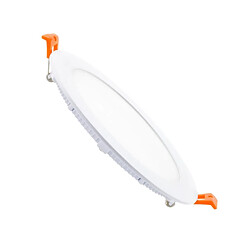 Dalle LED 12W Ø155mm Blanc Ledkia