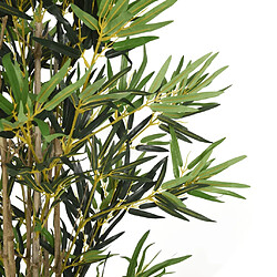 vidaXL Bambou artificiel - 1380 feuilles - 200 cm - Vert