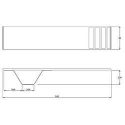 Astral Plongeoir Ballesta 1.80 m bleu