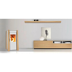 Avis Poêle à granulés de bois 9.5kw blanc/chêne - 20886 - Keops - ECOFOREST