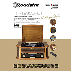 Roadstar platine vinyle HiFi rétro