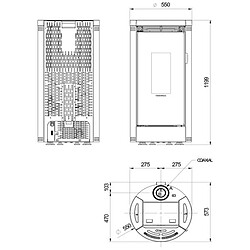 Avis La Nordica Extraflame Poêle à granulés de bois 9kw noir - DEBBYCXNOIR - NORDICA EXTRAFLAME