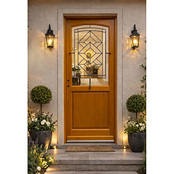 GD Elma Porte d'entrée bois vitrée 215x90 cm