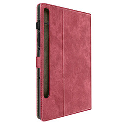 Avizar Étui Galaxy Tab S9/S9 FE - Rouge