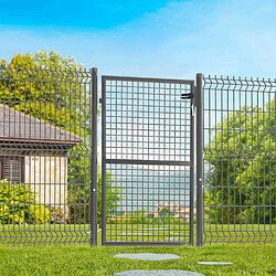 IDMARKET Portillon de jardin - 105 x 125 cm