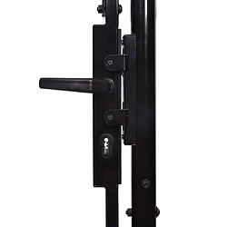 Acheter vidaXL Portail de jardin - Acier - 2x4 m - Noir