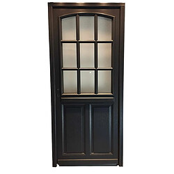 GD Alicia Porte d'entrée bois vitrée - RAL7016 - H215xL90cm - Droite