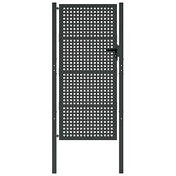 Avis vidaXL Portail de jardin anthracite 105x250 cm