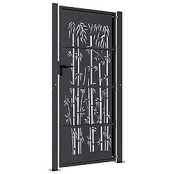 Acheter vidaXL Portail de jardin anthracite