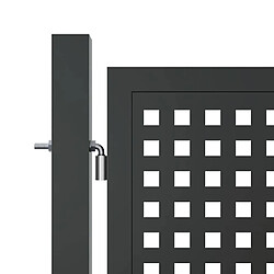 Acheter VIDAXL Portail de jardin acier anthracite 400x150 cm