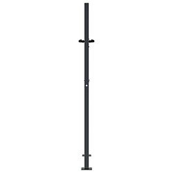 Acheter vidaXL Portail de jardin anthracite - 105x130 cm