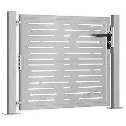 Avis vidaXL Portail de jardin acier corten - 105x80 cm