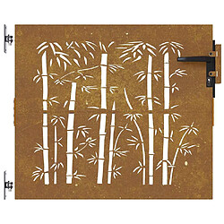 Acheter vidaXL Portail de jardin acier corten