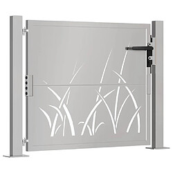Avis VidaXL Portail Corten 105x80 cm