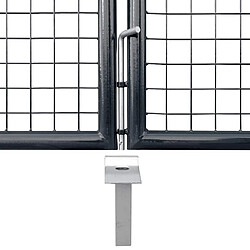 Acheter VIDAXL Portail en maille de jardin galvanisé 400x200 cm