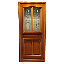 GD Vauban Porte d'entrée bois vitrée 215x80 cm