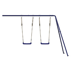 Acheter vidaXL Toboggan/balançoires maison de jeu